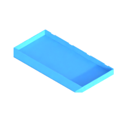 Render of MODULITH 165 Classic Drawer - 4W-0.5H